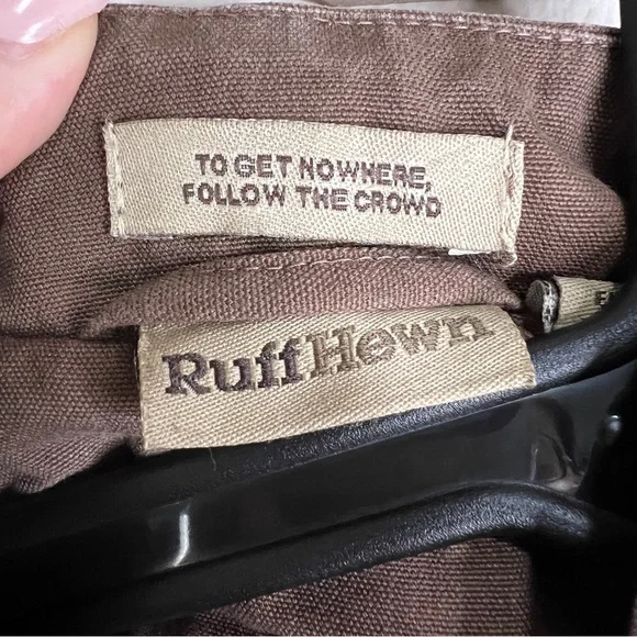 Vintage y2k Ruff Hewn Jacket in Brown - Picture 6 of 8